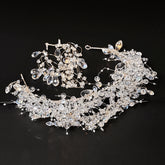 Coronita Bijuterie Par Cristale Si Margele